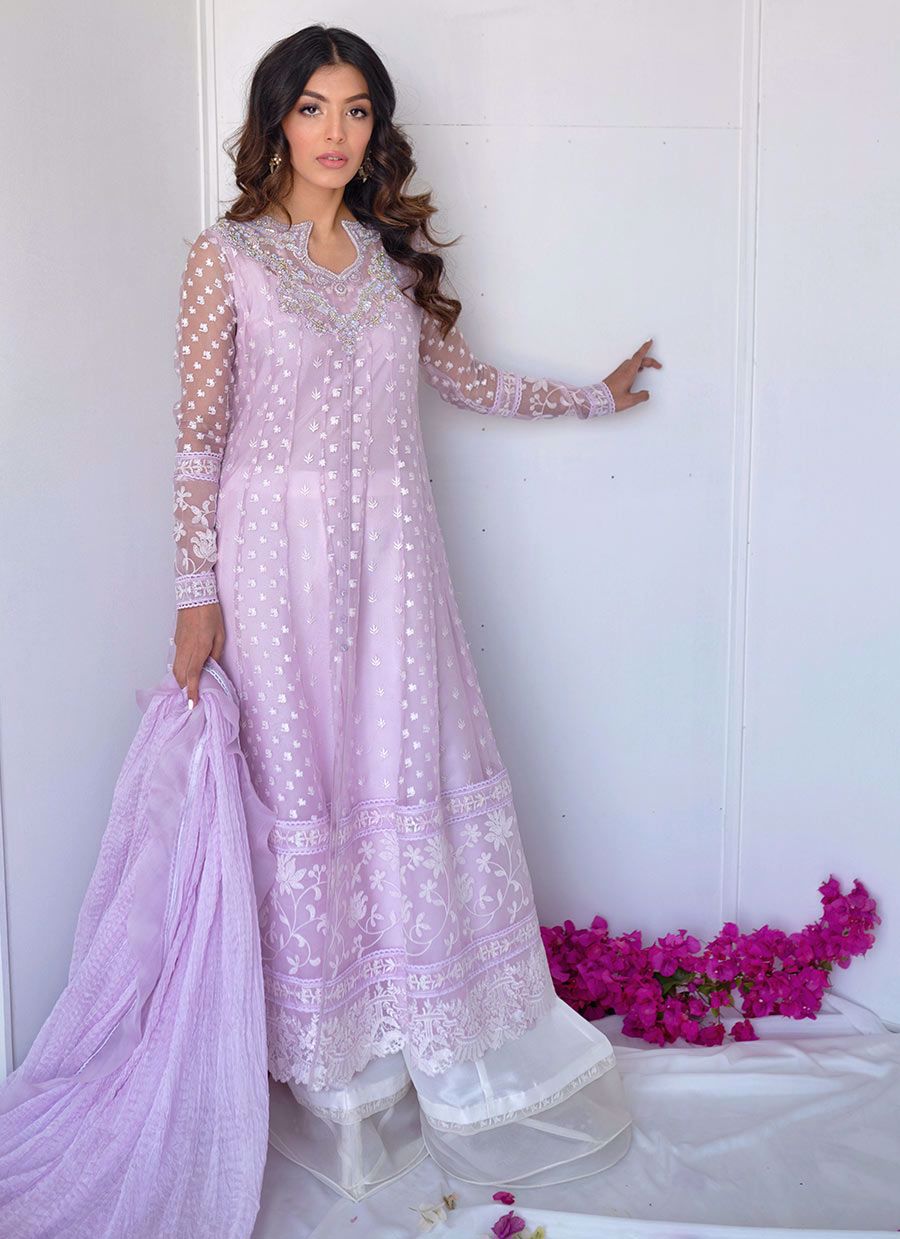 Ellie Lavender Kalidaar and dupatta - Farah Talib Aziz